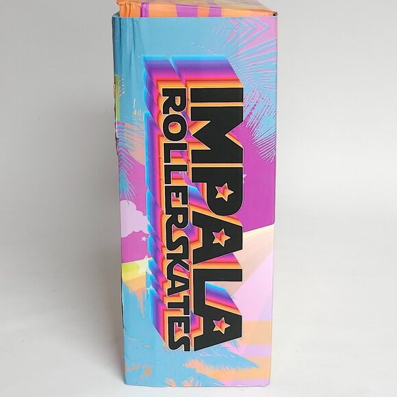 IMPALA Rollerskates BLACK BNIP Women's Size 6 Vegan Leather Booties - Picture 2 of 8